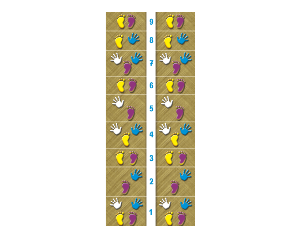 שטיח שמשונית 1.2/3 מטר - ידיים ורגליים