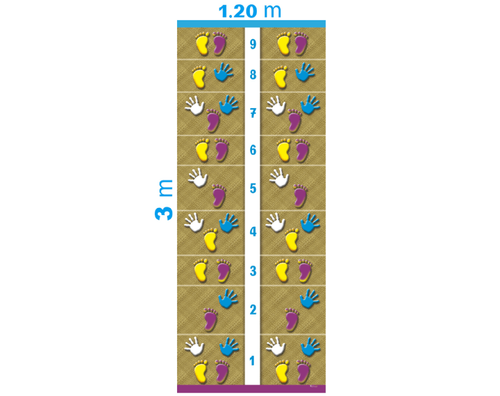 שטיח שמשונית 1.2/3 מטר - ידיים ורגליים