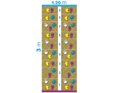 שטיח שמשונית 1.2/3 מטר - ידיים ורגליים