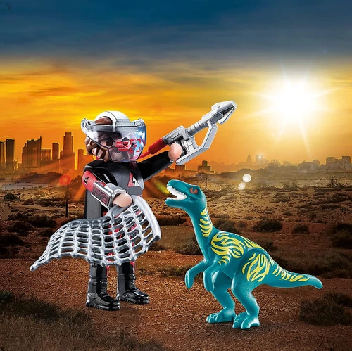 משחק פליימוביל צייד וולוסירפטור (דינוזאור) לגילאי 4+