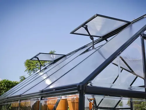 חממה ביתית 10x12 Victory Orangery בצבע אפור מק