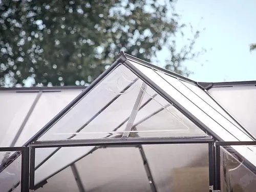 חממה ביתית 10x12 Victory Orangery בצבע אפור מק