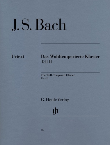 ספר תווים Bach The Well-Tempered Clavier Part 2
