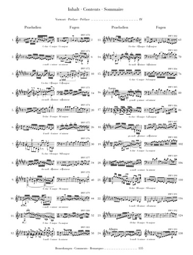 ספר תווים Bach The Well-Tempered Clavier Part 2