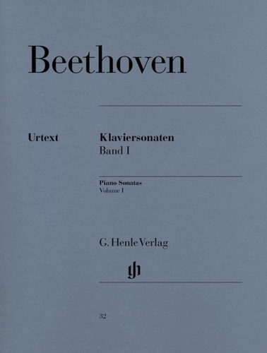 ספר תווים Beethoven Piano Sonatas, Volume I