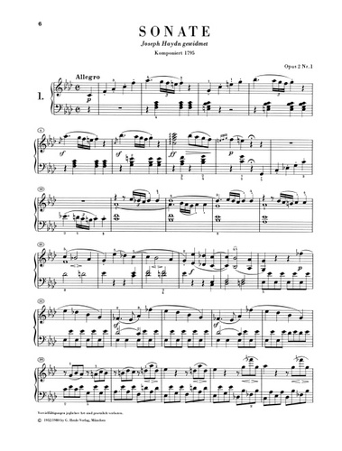 ספר תווים Beethoven Piano Sonatas, Volume I