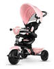 תלת אופן רב שלבי 4 ב 1  עם ידית מתכווננת וריפוד COSY PREMIER  - ורוד מבית Q Play