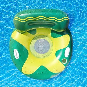 אבוב / גלגל ים מתנפח לבריכה בבית כולל משענת גב, POOL LOUNGER