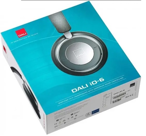 אוזניות אלחוטיות מבית DALI דגם צבע שחור DALI IO 6
