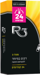 קונדומים | דקים במיוחד | למקסימום תחושה | 24 יחידות |