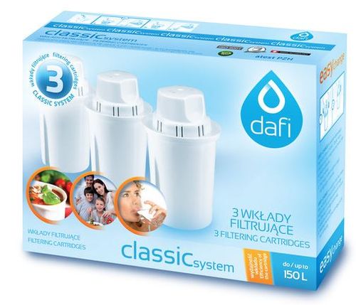 6 יחידות פילטר מסנן מים קלאסיק דאפי dafi classic 