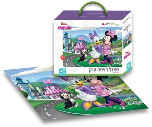 פאזל רצפה דיסני 48 חלקים קשיחים וגדולים - מיני ודייזי 