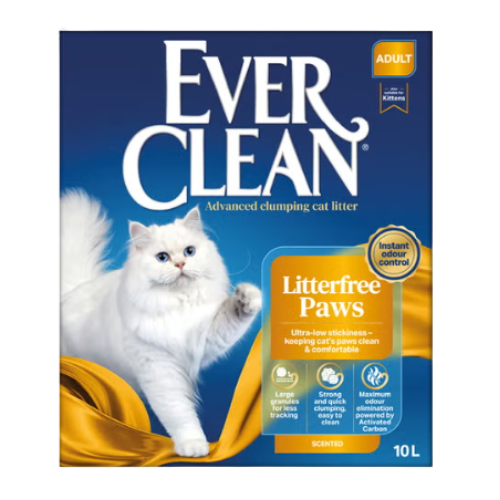EVER CLEAN חול צהוב ללא עקבות - חול לחתולים