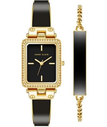 Anne Klein AK/3898BKST סט צמיד יוקרתי