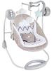 נדנדה חשמלית מנגנת וטרמפולינה Fitch Baby צבע אפור/חול
