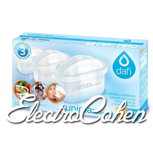 6 יחידות פילטר מסנן מים דאפי DAFI UNIMAX מסנני מים 