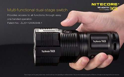 פנס נטען 6000 לומן TM28 NITECORE