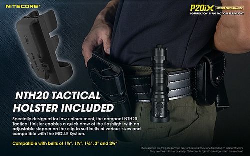 פנס יד הצפה נטען 4000 לומן P20iX NITECORE