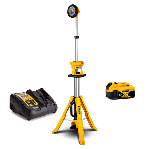 עמוד תאורה נטען 20V + סוללה 5.0AH