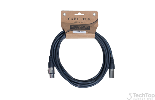 כבל XLR - XLR באורך 5 מטר מבית CABLETEK