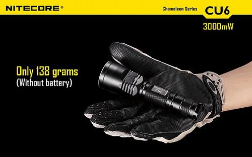 פנס יד 440 לומן UV CU6 NITECORE