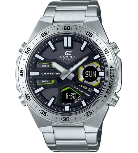 CASIO EFV-C110D-1A3 אדיפיס חדש אנלוגי-דיגיטלי