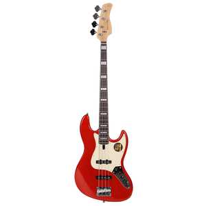 גיטרה בס  Sire V7 Alder-4  Bright Metallic Red (דור שני)