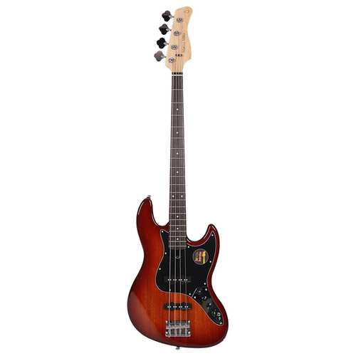 גיטרה בס Sire V3 4 String Mahagony Tobacco Sunburst (דור שני)