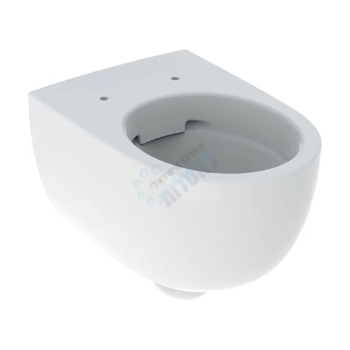 אסלה תלויה מוגבהת (46 ס"מ) Rimfree | לבן | Selnova Premium