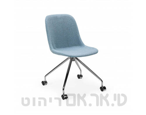 כסא מישל ללא ידיות צהוב