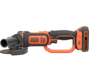 משחזת זווית "4.5 נטענת 18v סוללה 4Ah ומטען 