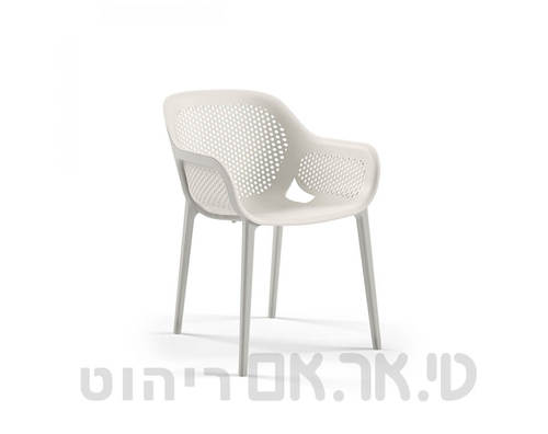 כסא עטרה בסיס  אפור בהיר מושב אפור בהיר
