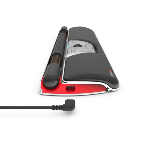 עכבר חוטי ארגונומי עם פד מובנה Contour Rollermouse Red