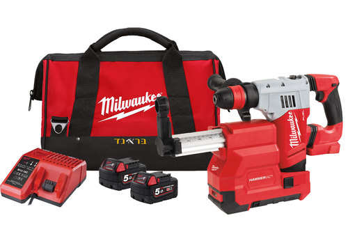 ערכת פטישון 18V + שואב + שתי סוללות 5.0AH