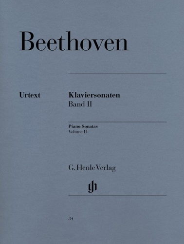 ספר תווים Beethoven Piano Sonatas, Volume II