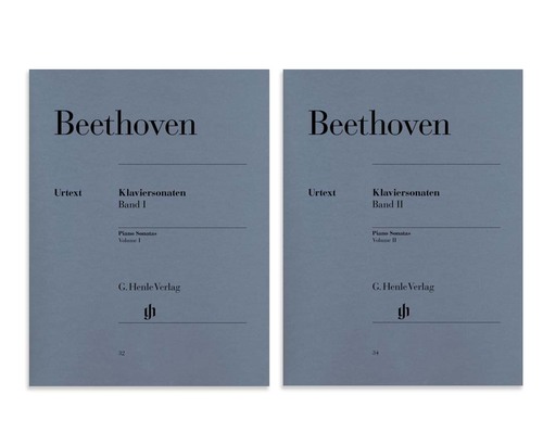 ספר תווים Beethoven Piano Sonatas Complete I+II 
