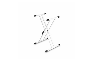 מעמד קלידים כפול בצבע לבן דגם KSX-2-W מבית GRAVITY