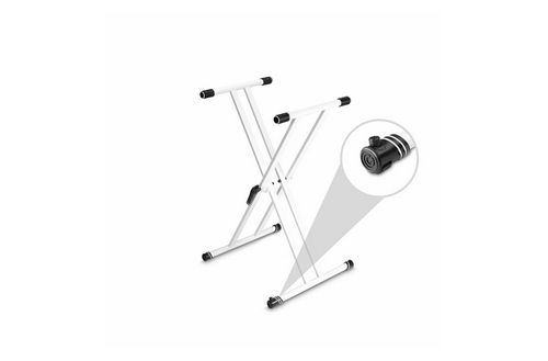 מעמד קלידים כפול בצבע לבן דגם KSX-2-W מבית GRAVITY