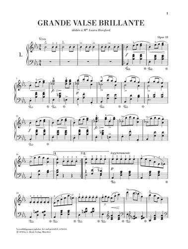 ספר תווים Chopin Waltzes