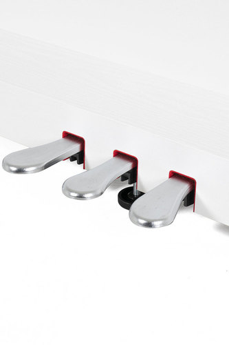 פסנתר חשמלי רהיט תוצרת גרמניה DP-345 עם מנגנון פטישים בצבע לבן 120347 מבית GEWA (Germany)