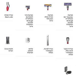 ‏שואב אבק עומד Dyson V12 Detect Slim Absolute דייסון