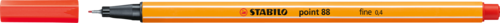 STABILO point 88 בגוון (40) אדום