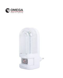 OM-D558-S-CW 6500 אומגהK מנורת לילה 5 לדים +חיישן+מפסק