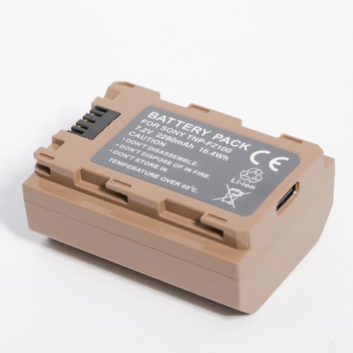 סוללה חליפית Sony tnp-fz100 עם טעינת Type c