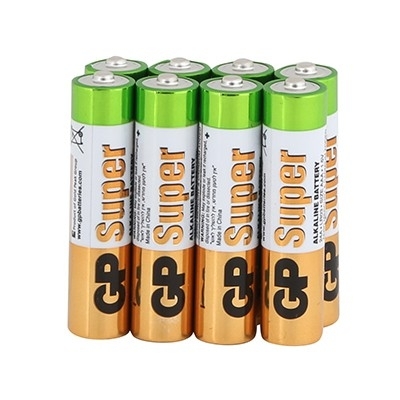 8 סוללות GP AA Alkaline