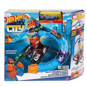 הוט ווילס - מארז מסלול עם גורילה תוקפנית - HOT WHEELS HDR30