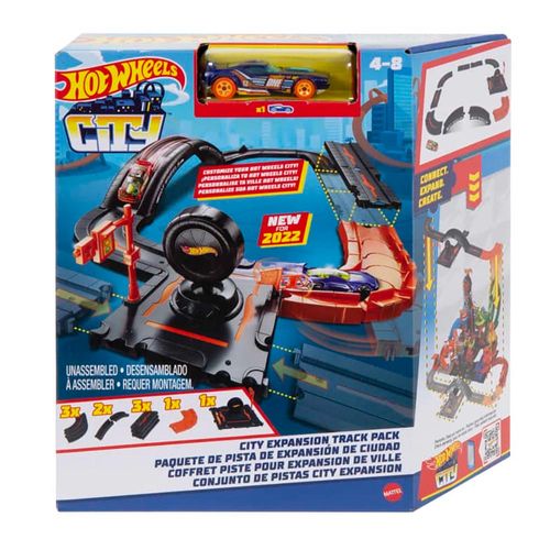 הוט ווילס - מארז מסלולים להרכבה עם גשר - Hot Wheels HDN95