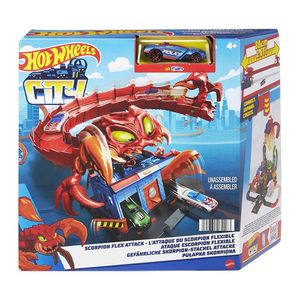 הוט ווילס - מארז מסלול עם עקרב תוקף - Hot Wheels City HDR32