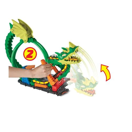 הוט מסלול - מסלול דרקון יורה אש - Hot Wheels HDP03