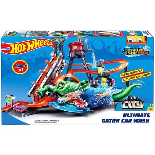 הוט ווילס - תחנת שטיפת מכוניות תנין - HOT WHEELS FTB67